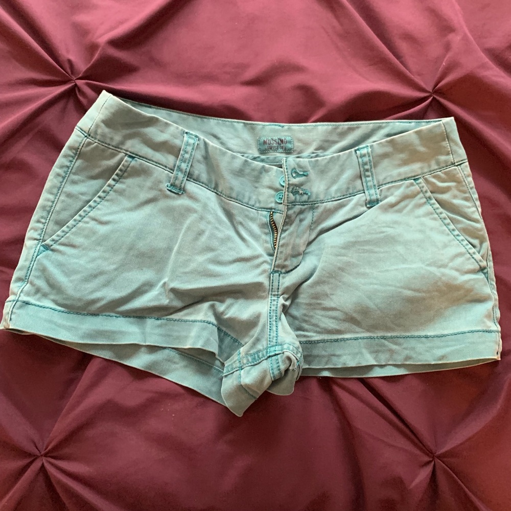 SO juniors teal blue shorts